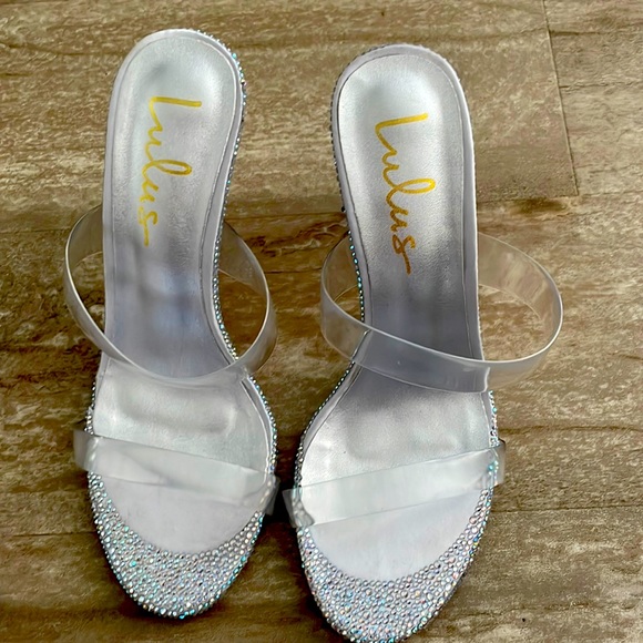 Stunning rhinestone lulu heels - Picture 1 of 4